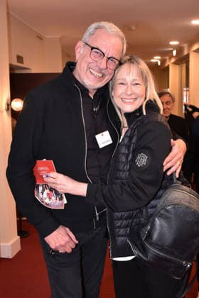 Torsten Arensburg und Debora Weigert bei der Der Neurosen-Kavalier Theater Premiere im Schlossparktheater am 29.11.2025 in Berlin Der Neurosen-Kavalier Theater Premiere in Berlin