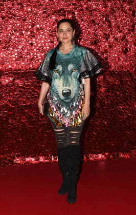 Mankind World AIDS day observance day red carpet and fashion show in Mumbai, India - 29 Nov 2025 Indian television actress Sanjeeda Sheikh poses for a photo on the red carpet as she arrives for Mankind World AIDS day observance fashion show by fashion designer Ashley Rebello titled Love in Mumbai. As a part of World AIDS day observance, the fashion show celebrated intimacy, expression and awareness on body positivity, safe choices and broke stigma around HIV and sexual wellness. Mumbai India Copyright: xAshishxVaishnavx xSOPAxImagesx AVaishnav_Mankind World AIDS day observance day red carpet and fashion show in Mumbai (1)