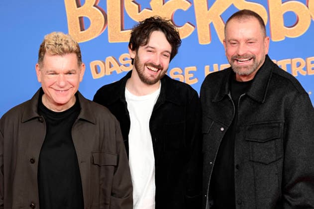 Peter Plate, Joshua Lange und Ulf Leo Sommer bei der Premiere des Kinofilms Bibi Blocksberg - Das große Hexentreffen im Mathäser Filmpalast. München, 29.11.2025