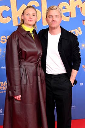 Rosalie Thomass und Friedrich Mücke bei der Premiere des Kinofilms Bibi Blocksberg - Das große Hexentreffen im Mathäser Filmpalast. München, 29.11.2025