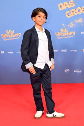 Balthazar Gyan Alexis Kuppuswamy bei der Premiere des Kinofilms Bibi Blocksberg - Das große Hexentreffen im Mathäser Filmpalast. München, 29.11.2025