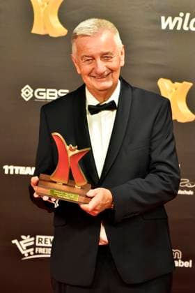 ABBdortmund: Reiner Meutsch Preistraeger zu Gast auf dem roten Teppich bei der Kinderlachen Gala 2025 in der Westfalenhalleam 29.11.2025 in Dortmund NRW Deutschland