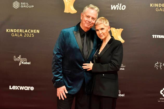 ABBdortmund: Heiko Wasser, Susanne Wasser Sport Moderator Ehepaar zu Gast auf dem roten Teppich bei der Kinderlachen Gala 2025 in der Westfalenhalleam 29.11.2025 in Dortmund NRW Deutschland