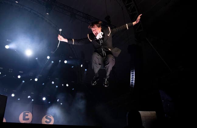 The Hives performing live at Alexandra Palace, London, 29 November 2025 The Hives performing live at Alexandra Palace, London, 29 November 2025 Howlin Pelle Almqvist (Per Almqvist) ,lead singer The Hives are a Swedish rock band that rose to prominence in the early 2000s during the garage rock revival. Their mainstream success came with the release of the album Veni Vidi Vicious, containing the anthem Hate to Say I Told You So . The band have been acclaimed by music critics as one of the best live rock bands in current music. This is their The Hives Forever Forever The Hives - World Tour 2025, Credit:Dafydd Owen Avalon Alexandra Palace, London  Copyright: xDafyddxOwenx xAvalonx 1055520261