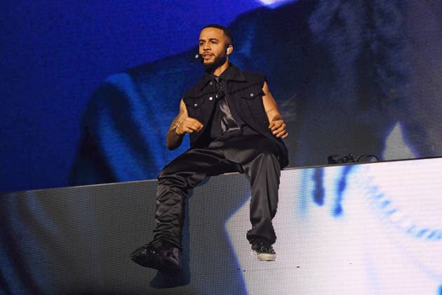 JLS performing at O2 Arena in London LONDON, ENGLAND - NOVEMBER 29: Aston Merrygold of ˜JLS™ performing at O2 Arena, Greenwich on November 29, 2025 in London, England. CAP MAR MAR Great Britain Copyright: xMartinxHarris CapitalxPicturesx