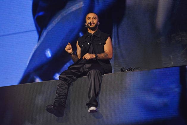 JLS performing at O2 Arena in London LONDON, ENGLAND - NOVEMBER 29: Aston Merrygold of ˜JLS™ performing at O2 Arena, Greenwich on November 29, 2025 in London, England. CAP MAR MAR Great Britain Copyright: xMartinxHarris CapitalxPicturesx