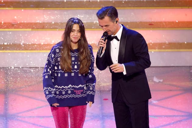 Vanessa Mai und Florian Silbereisen in der ARD TV-Show Das Adventsfest der 100.000 Lichter 2025 im Congress Center Suhl. Suhl, 29.11.2025