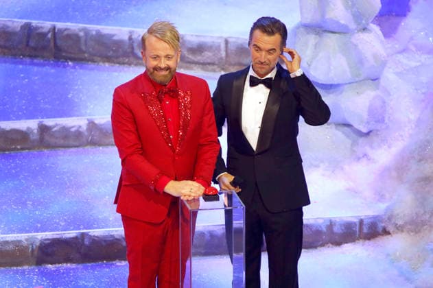 Ross Antony und Florian Silbereisen in der ARD TV-Show Das Adventsfest der 100.000 Lichter 2025 im Congress Center Suhl. Suhl, 29.11.2025