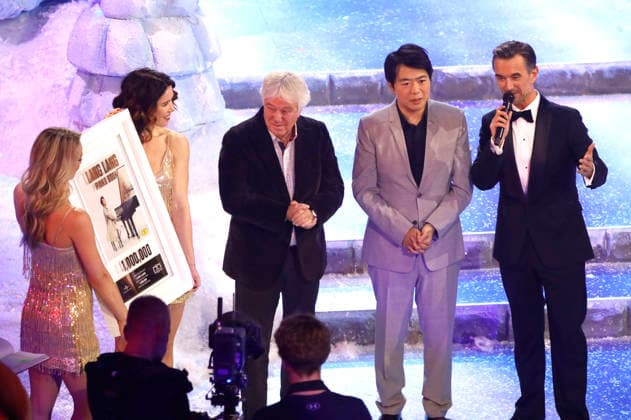 Rolf Zuckowski, Lang Lang und Florian Silbereisen in der ARD TV-Show Das Adventsfest der 100.000 Lichter 2025 im Congress Center Suhl. Suhl, 29.11.2025