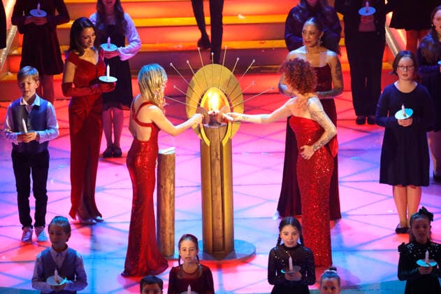 No Angels in der ARD TV-Show Das Adventsfest der 100.000 Lichter 2025 im Congress Center Suhl. Suhl, 29.11.2025