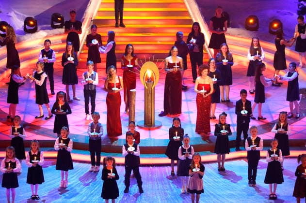No Angels in der ARD TV-Show Das Adventsfest der 100.000 Lichter 2025 im Congress Center Suhl. Suhl, 29.11.2025