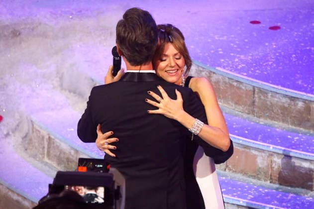 Ella Endlich und Florian Silbereisen in der ARD TV-Show Das Adventsfest der 100.000 Lichter 2025 im Congress Center Suhl. Suhl, 29.11.2025
