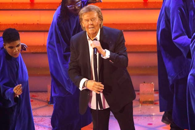 Howard Carpendale in der ARD TV-Show Das Adventsfest der 100.000 Lichter 2025 im Congress Center Suhl. Suhl, 29.11.2025