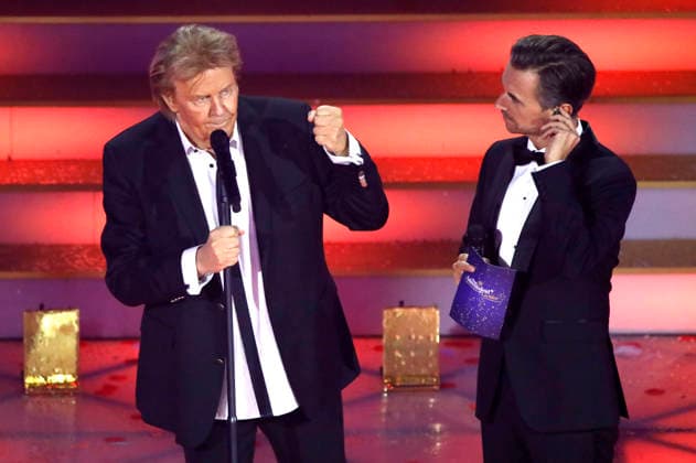 Howard Carpendale und Florian Silbereisen in der ARD TV-Show Das Adventsfest der 100.000 Lichter 2025 im Congress Center Suhl. Suhl, 29.11.2025