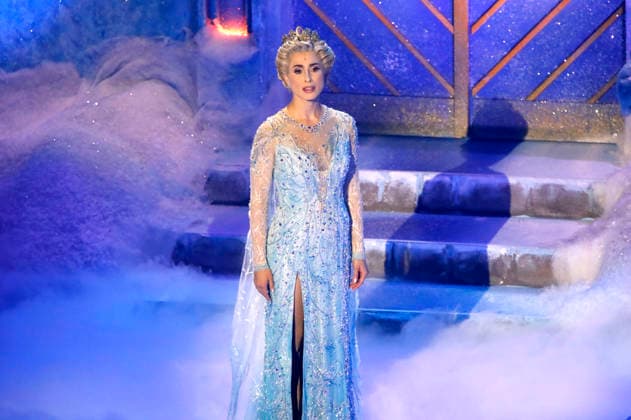 Musical-Cast Die Eiskönigin in der ARD TV-Show Das Adventsfest der 100.000 Lichter 2025 im Congress Center Suhl. Suhl, 29.11.2025
