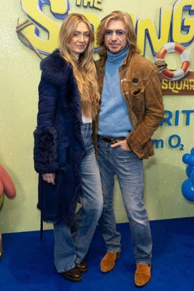 November 30, 2025, London, United Kingdom: Kelly Clarke and Nicky Clarke attend The SpongeBob Movie, Search for SquarePants UK Gala Film Screening at Odeon Luxe, Leicester Square. London United Kingdom - ZUMAs197 20251130_aaa_s197_108 Copyright: xPhilxLewisx