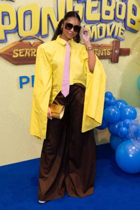 Entertainment Bilder des Tages November 30, 2025, London, United Kingdom: Vanessa Sam aka Inspiring Vanessa attends The SpongeBob Movie, Search for SquarePants UK Gala Film Screening at Odeon Luxe, Leicester Square. London United Kingdom - ZUMAs197 20251130_aaa_s197_124 Copyright: xPhilxLewisx