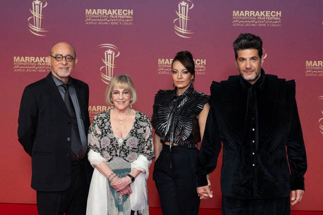 22nd Marrakech International Film Festival Day 3 Ahmed Boulane, Carmen Maura, Maryam Touzani and Nabil Ayouch attends the red carpet during day Three of the 22nd Marrakech International Film Festival on November 30, 2025 in Marrakech, Maroc. Photo by Nasser Berzane ABACAPRESS.COM Marrakech  Copyright: xBerzanexNasser ABACAx