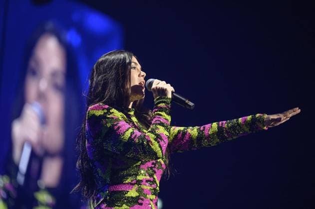 Oberhausen: Night Of The Proms ** NUR FÜR REDAKTIONELLE ZWECKE ** EDITORIAL USE ONLY **<p>Vanessa Amorosi bei Night Of The Proms am Sonntag, den 30. November 2025, in der Arena in Oberhausen. Oberhausen Copyright: UwexErnst