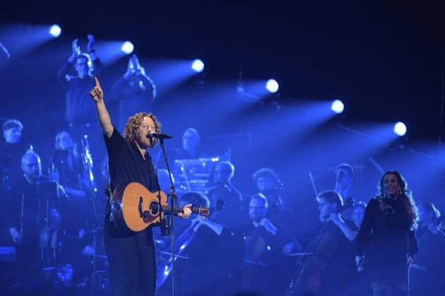 Oberhausen: Night Of The Proms ** NUR FÜR REDAKTIONELLE ZWECKE ** EDITORIAL USE ONLY **<p>Michael Schulte bei Night Of The Proms am Sonntag, den 30. November 2025, in der Arena in Oberhausen. Oberhausen Copyright: UwexErnst