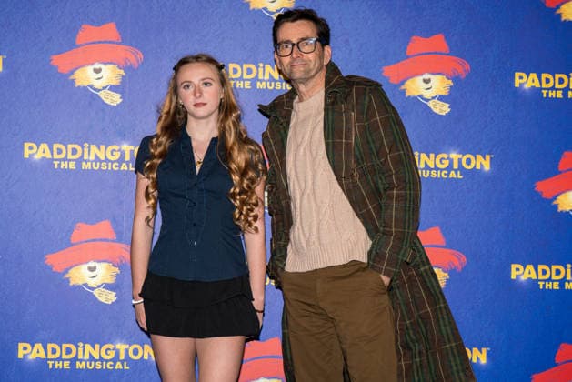Paddington The Musical Word Premiere in London - 30 Nov 2025 Olive Tennant and David Tennant seen arriving on the Blue Carpet during the Paddington The Musical World Premiere opens in the West End, London. London United Kingdom Copyright: xBonniexBritainx xSOPAxImagesx BNS02168