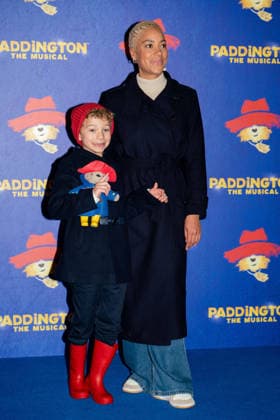 November 30, 2025, London, United Kingdom: Cush Jumbo and guest seen arriving on the Blue Carpet during the Paddington The Musical World Premiere opens in the West End, London. London United Kingdom - ZUMAs197 20251130_aaa_s197_568 Copyright: xBonniexBritainx