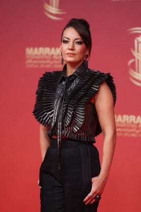 22eme festival du film de Marrakech Maryam Touzan attend the red carpet during day Three of the 22nd Marrakech International Film Festival on November 30, 2025 in Marrakech, Morocco Marrakech, Morocco 30 11 2025 451140 2025 11 30 MARRAKECH Morocco  Copyright: xRomualdxMeigneuxx xStarfacex STAR_451140_047