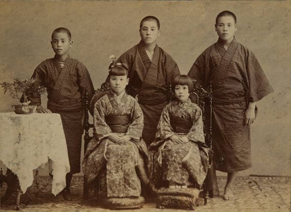 Traditionelle Aufnahme Japan, 201600101, Aufnahme ca. 1910, Japanischer Mann mit Kimono *** Traditional photo Japan, 201600101, photo ca 1910, Japanese man with kimono