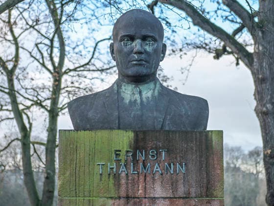 Ernst-Thälmann-Denkmal, Promenadenstraße, Chemnitz, Sachsen, Deutschland *** Ernst Thälmann Memorial, Promenadenstraße, Chemnitz, Saxony, Germany