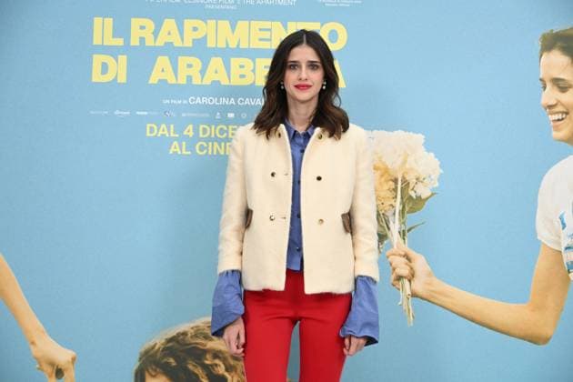 Rome: Hotel Le Meridien Visconti. Photocall for the film The Abduction of Arabella. Pictured: Benedetta Porcaroli  Copyright: xMaurizioxD Avanzox xipa-agency.netx xDxAvanzo Provvisionatox IPA_Agency_IPA68594717