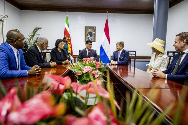 Paramaribo, The Netherlands, 2025-12-01 12:47:35 PARAMARIBO, December 1, 2025, The National Assembly. King Willem-Alexander and Queen Maxima are paying a state visit to the Republic of Suriname at the invitation of President Jennifer Geerlings-Simons. The National Assembly (DNA) is the parliament of Suriname. It has 51 seats and a single chamber, exercising legislative, administrative, and supervisory powers. PHOTO: NLBeeld POOL Patrick van Katwijk Credit: NL Beeld Patrick van Emst  Copyright: xx x