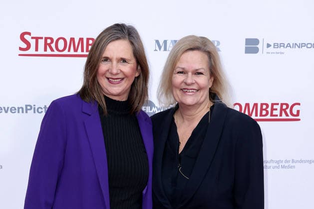 Katrin Goering-Eckardt und Nancy Faeser bei der Kinopremiere von Stromberg - Wieder alles wie immer am 1.12.2025 im Zoo Palst in Berlin Stromberg Filmpremiere in Berlin