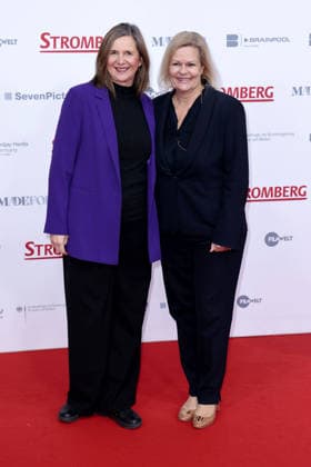 Katrin Goering-Eckardt und Nancy Faeser bei der Kinopremiere von Stromberg - Wieder alles wie immer am 1.12.2025 im Zoo Palst in Berlin Stromberg Filmpremiere in Berlin