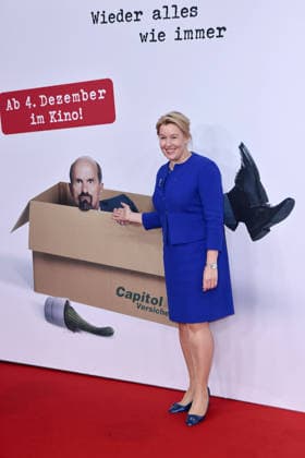 Franziska Giffey bei der Kinopremiere von Stromberg - Wieder alles wie immer am 1.12.2025 im Zoo Palst in Berlin Stromberg Filmpremiere in Berlin