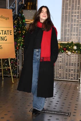 NEW YORK, NY- DECEMBER 1: Stella Cole visits the Empire State Building to celebrate the release of her third album, It™s Magic, and Cover of the Carpenters™ ˜Merry Christmas, Darling™ on December 1, 2025 in New York City. Copyright: xMediaPunchx