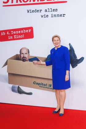 Premiere - Stromberg - Wieder alles wie immer - Franziska Giffey bei der Kinopremiere von Stromberg - Wieder alles wie immer im Zoo Palast am 01.12.2025 in Berlin. Copyright: xEventpressxKochanx