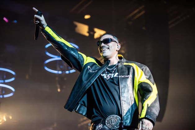 Music Concert - Marracash - Marra Palazzi 2025 Marracash (Fabio Bartolo Rizzo) Bologna Unipol Arena Italy Copyright: xMirkoxFava TSCKx xLiveMediax LPM_2173547