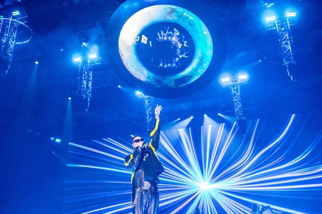 Music Concert - Marracash - Marra Palazzi 2025 Marracash (Fabio Bartolo Rizzo) Bologna Unipol Arena Italy Copyright: xMirkoxFava TSCKx xLiveMediax LPM_2173558