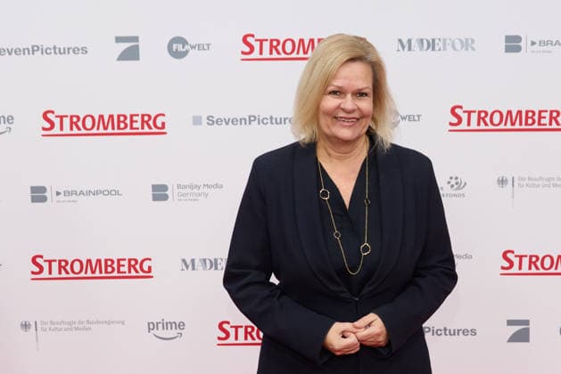 Nancy Faeser - Kinopremiere von Stromberg Wieder Alles Wie Immer im Zoo Palast in Berlin am 01.12.2025. Premiere Stromberg - Wieder Alles Wie Immer