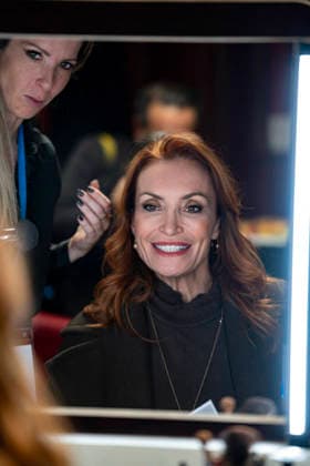 PEOPLE: Gala Fondation Recherche Alzheimer - Lyon - 02 12 2025 Christelle Bardet en sÃ ance make up avant le Gala 2025 de la Fondation Recherche Alzheimer Ã Lyon le 01 12 2025. Photo Sandrine Thesillat PsNewZ  Copyright: xSandrinexTHESILLATx