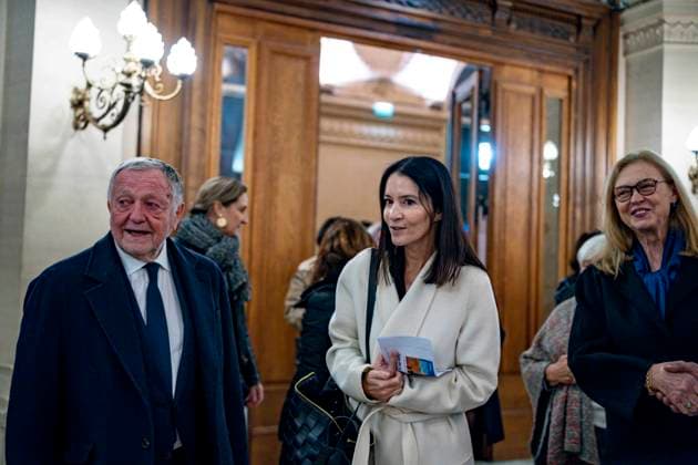 PEOPLE: Gala Fondation Recherche Alzheimer - Lyon - 02 12 2025 Ludivine Sapin et Jean-Michel Aulas assistent au Gala 2025 de la Fondation Recherche Alzheimer Ã Lyon le 01 12 2025. Photo Sandrine Thesillat PsNewZ  Copyright: xSandrinexTHESILLATx