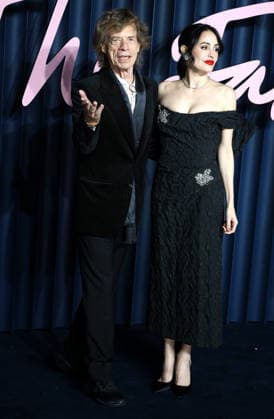 December 1, 2025, London, United Kingdom: Mick Jagger and Melanie Hamrick attend The Fashion Awards 2025 presented by Pandora at the Royal Albert Hall. London United Kingdom - ZUMAs197 20251201_aaa_s197_034 Copyright: xFredxDuvalx