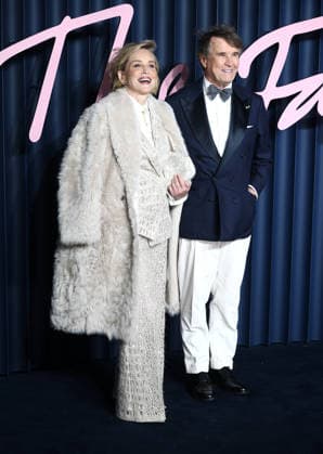 December 1, 2025, London, United Kingdom: Sharon Stone and Brunello Cucinelli attend The Fashion Awards 2025 presented by Pandora at the Royal Albert Hall. London United Kingdom - ZUMAs197 20251201_aaa_s197_067 Copyright: xFredxDuvalx