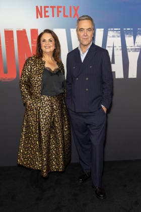 December 1, 2025, London, United Kingdom: Ruth Jones and James Nesbitt attend Harlan Coben™s Run Away launch event, at the BFI Southbank in London. London United Kingdom - ZUMAs197 20251201_aaa_s197_167 Copyright: xPhilxLewisx