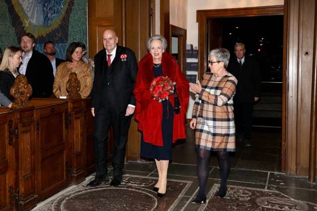 01-12-2025 Denmark Princess Benedikte attended the annual Christmas concert at Holmen™s Church, organized by the opera singer Jens Christian Wandt. Â  Copyright: xPPEx