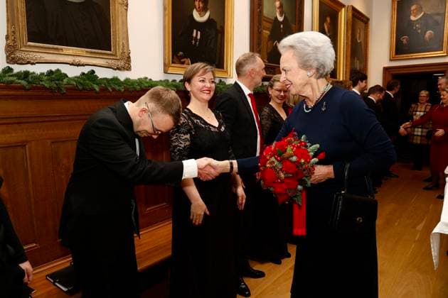 01-12-2025 Denmark Princess Benedikte attended the annual Christmas concert at Holmen™s Church, organized by the opera singer Jens Christian Wandt. Â  Copyright: xPPEx