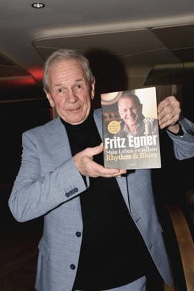 Fritz Egner Moderator Autor Muenchen 01.12.2025 Hotel Vierjahreszeiten-Kempinski Buch Vorstellung von Fritz Egner Moderator -Mein Leben Zwischen Rhythm und Blues in Muenchen Foto Muenchen