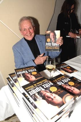 Fritz Egner Moderator Autor Muenchen 01.12.2025 Hotel Vierjahreszeiten-Kempinski Buch Vorstellung von Fritz Egner Moderator -Mein Leben Zwischen Rhythm und Blues in Muenchen Foto Muenchen