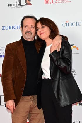 Sorrento (Na) 02 12 2025 Professional Cinema Days In the photo: Rocco Papaleo with Vanessa Scalera  Copyright: xRobertoxJandolix xipa-agency.netx xRobertoxJandolix IPA_Agency_IPA68632074
