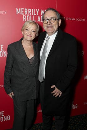 Celebrities attend Sony Pictures Classics and The Cinema Society host Special New York Screening of Merrily We Roll Along Featuring: Maria Friedman (Director) and Michael Barker (Co-Pres. SPC) Where: New York, New York, United States When: 01 Dec 2025 Credit: Marion Curtis StarPix for Sony Pictures Classics INSTARimages EDITORIAL USE ONLY. NOT FOR USE BY NEWSPAPERS BASED IN THE UK. Copyright: xx instar55307470